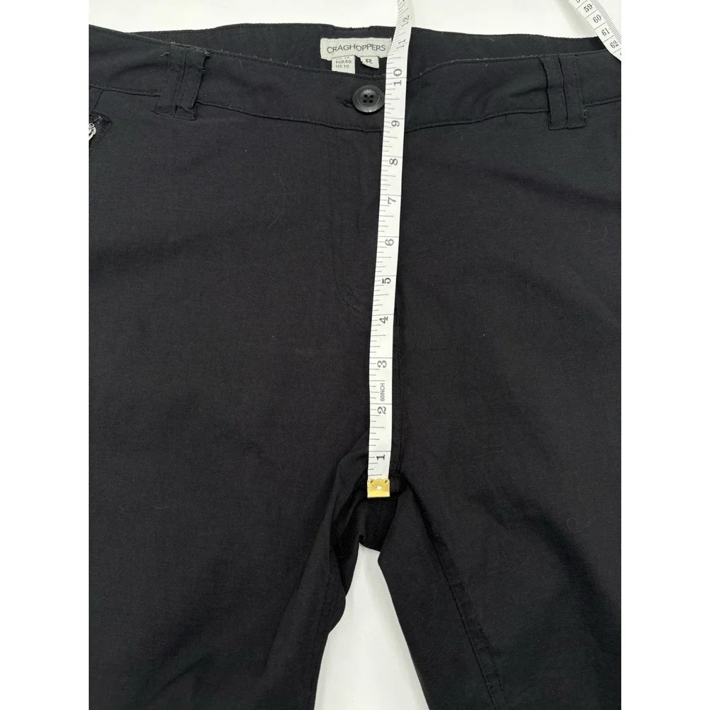 Craghoppers Pro Stretch Hiking Pants Womens 10 Black Travel Outdoor 30x